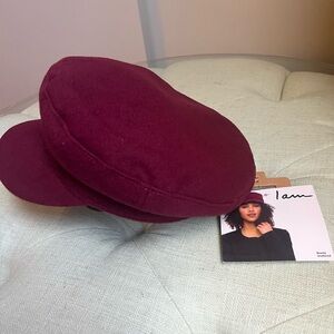 Chic Burgundy Women's Hat